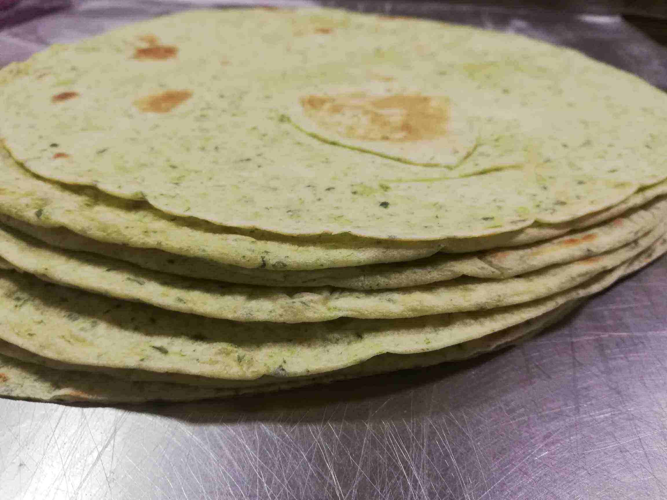 Složene tortilje sa spanaćem